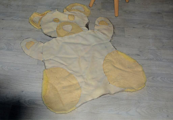 Honig Bär Spielteppich für Kinder Lammfell (öko)